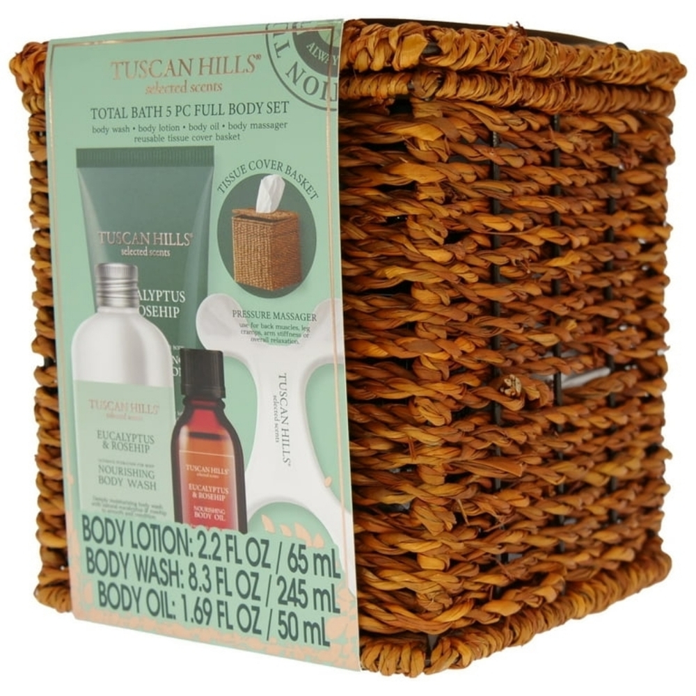 Tuscan Hills Total Bath Full Body Set